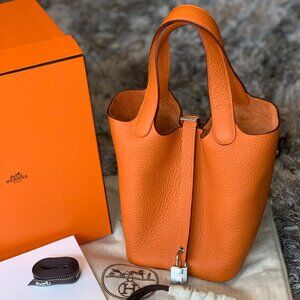 Hermes Picotin 18 in Orange